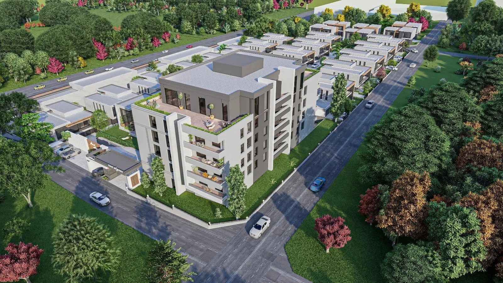 Mimariden vaziyet planına İnci Alyans - Genel Görünüm 3